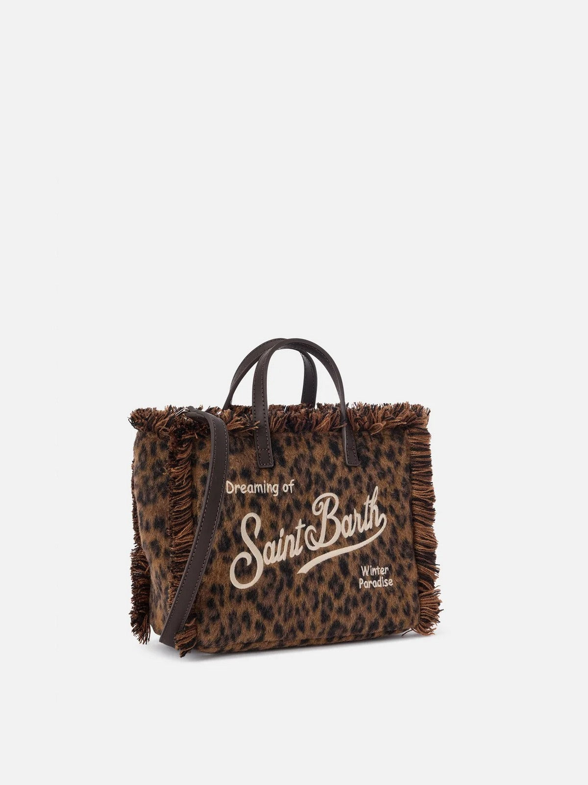 MC2 SAINT BARTH Borsa Donna DARK LEOPARD 18 EMB - VANITY MINI FELT N 00212M