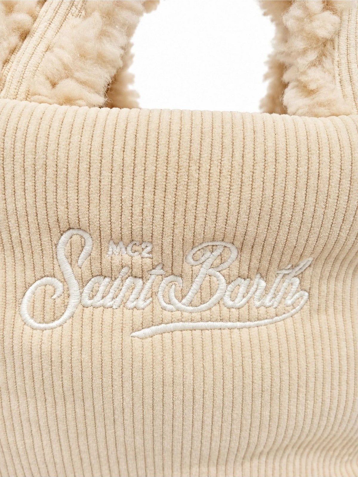 MC2 SAINT BARTH Borsa Donna CORDUROY 11 EMB - VANITY MINI SHEARLING 00129M