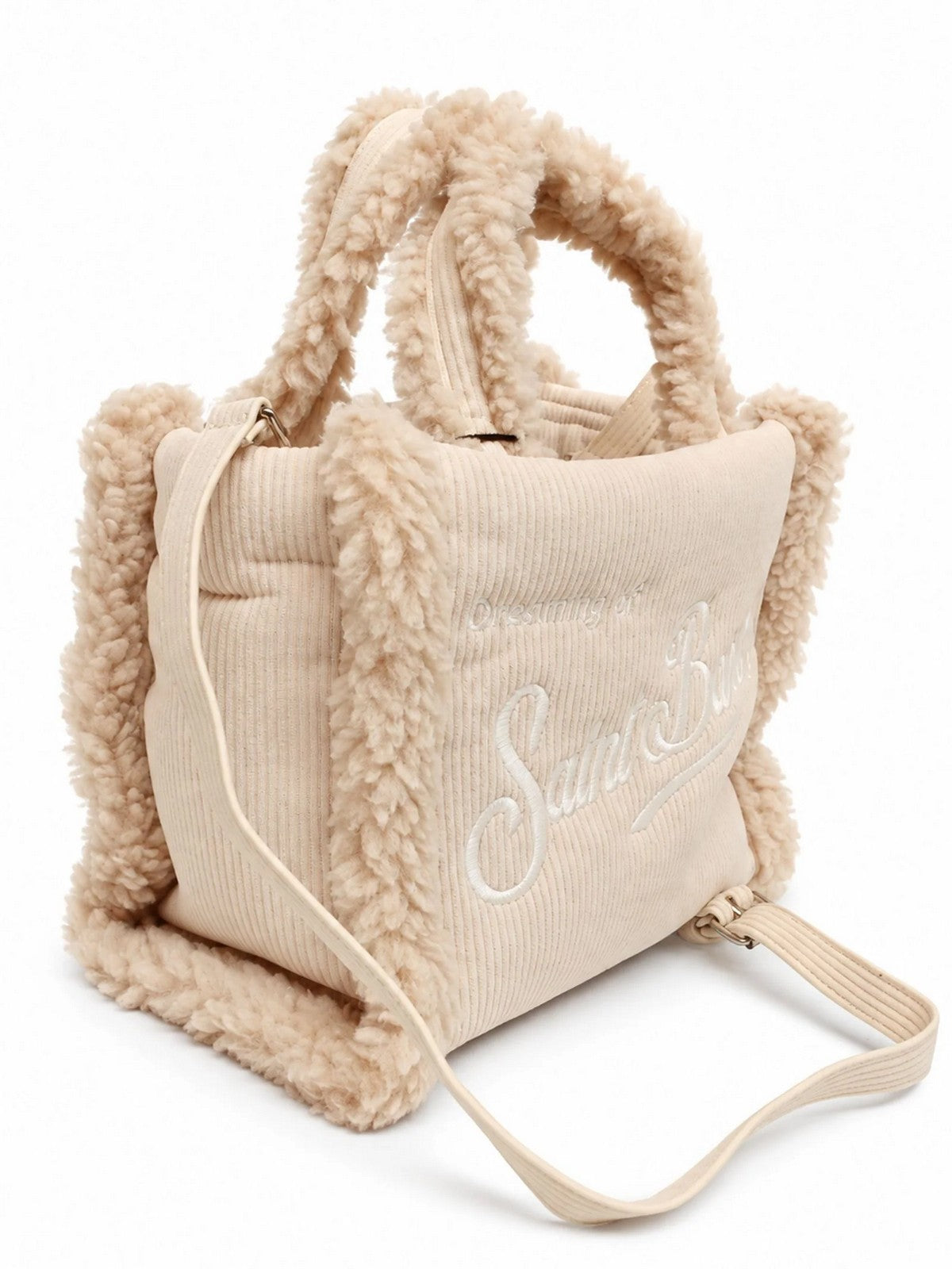 MC2 SAINT BARTH Borsa Donna CORDUROY 11 EMB - VANITY MINI SHEARLING 00129M