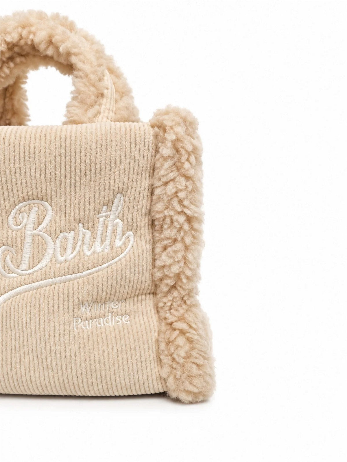 MC2 SAINT BARTH Borsa Donna CORDUROY 11 EMB - VANITY MINI SHEARLING 00129M