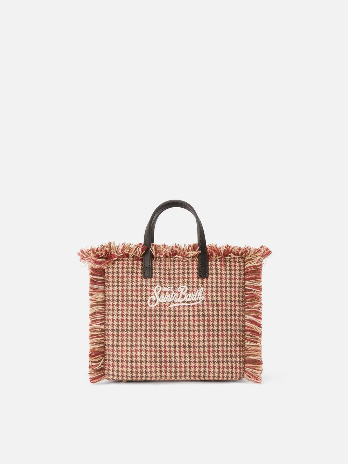 MC2 SAINT BARTH Borsa Donna PIED DE POULE SOFT 45 EMB - VANITY MINI WOOL N 02373M