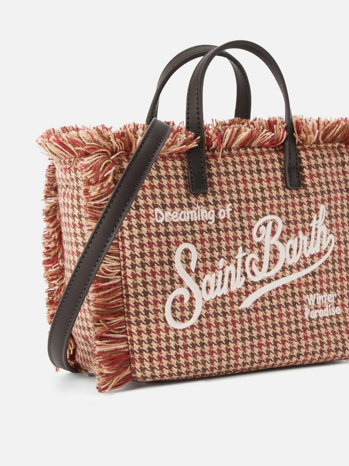 MC2 SAINT BARTH Borsa Donna PIED DE POULE SOFT 45 EMB - VANITY MINI WOOL N 02373M