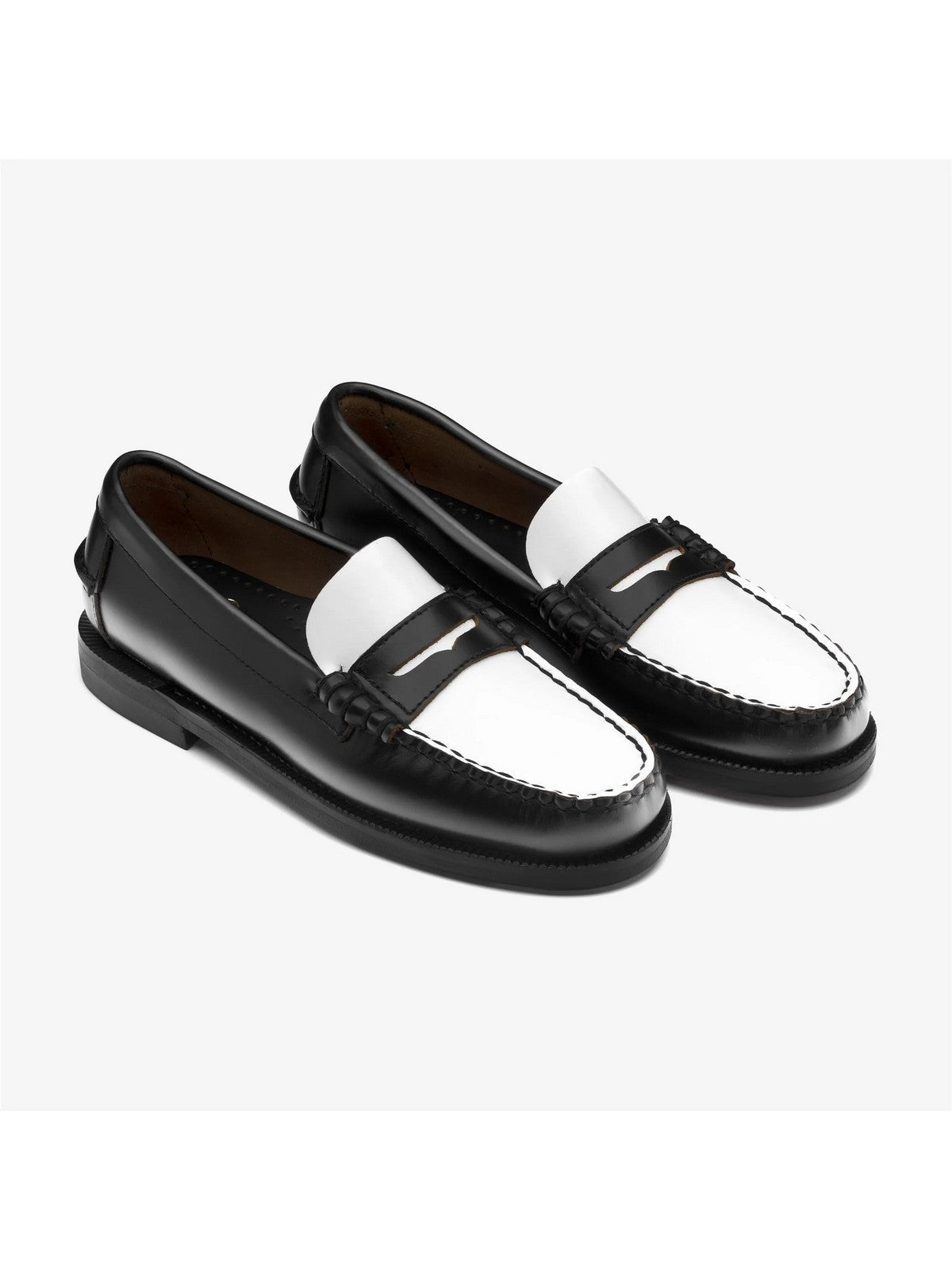 SEBAGO Mocassino Donna CLASSIC DAN BLACK-WHITE - 7001530 987 gioboutiqueweb
