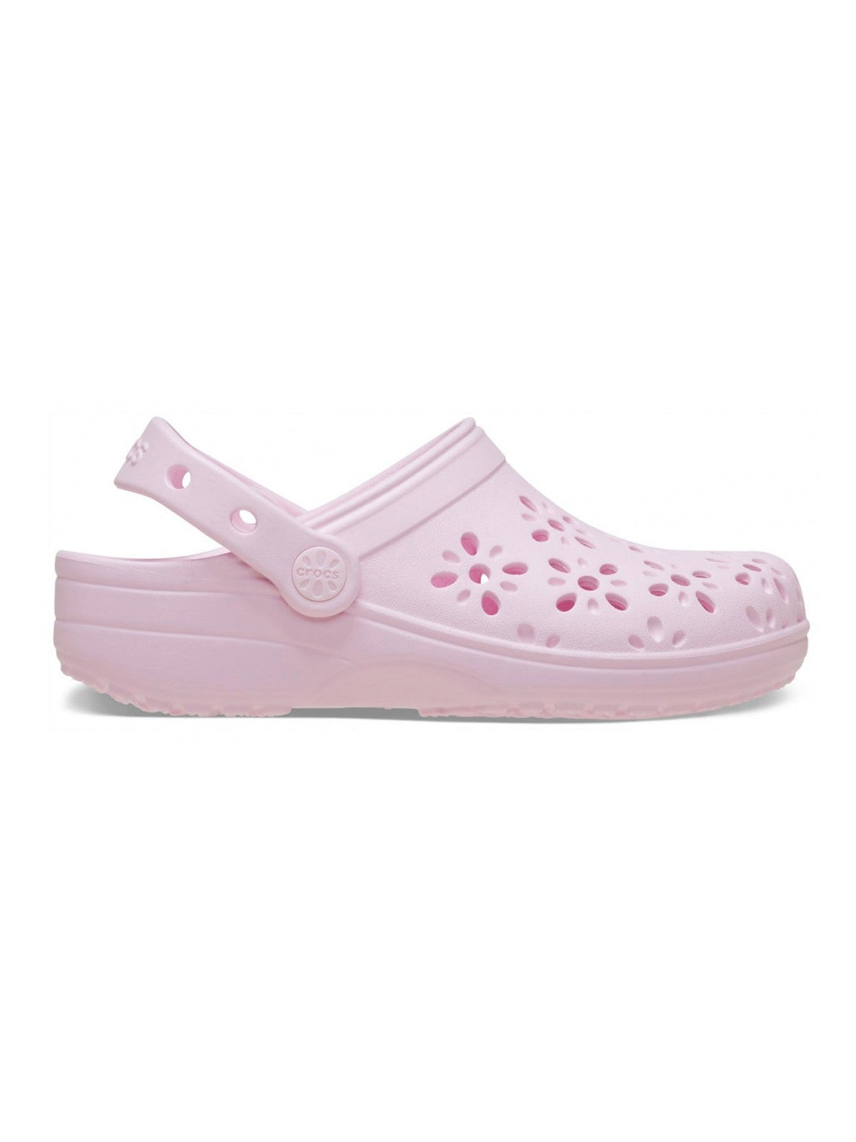 Crocs Sabot Bambini e ragazzi Classic Floral Cut Out Clog K - CR.210943 PIMK gioboutiqueweb