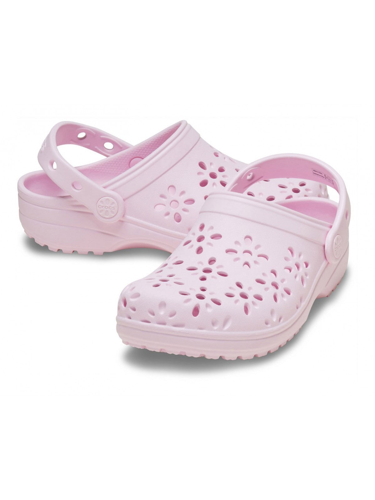 Crocs Sabot Bambini e ragazzi Classic Floral Cut Out Clog K - CR.210943 PIMK gioboutiqueweb