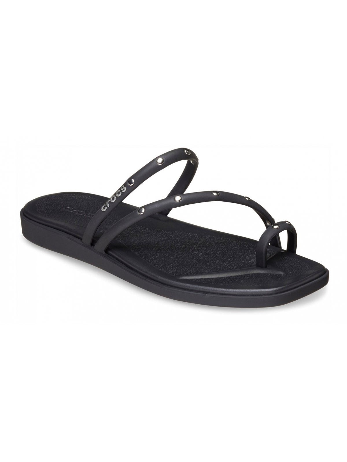 Crocs Sandalo Donna Miami Studded Toe Loop Sndl W - CR.211447 BLK gioboutiqueweb
