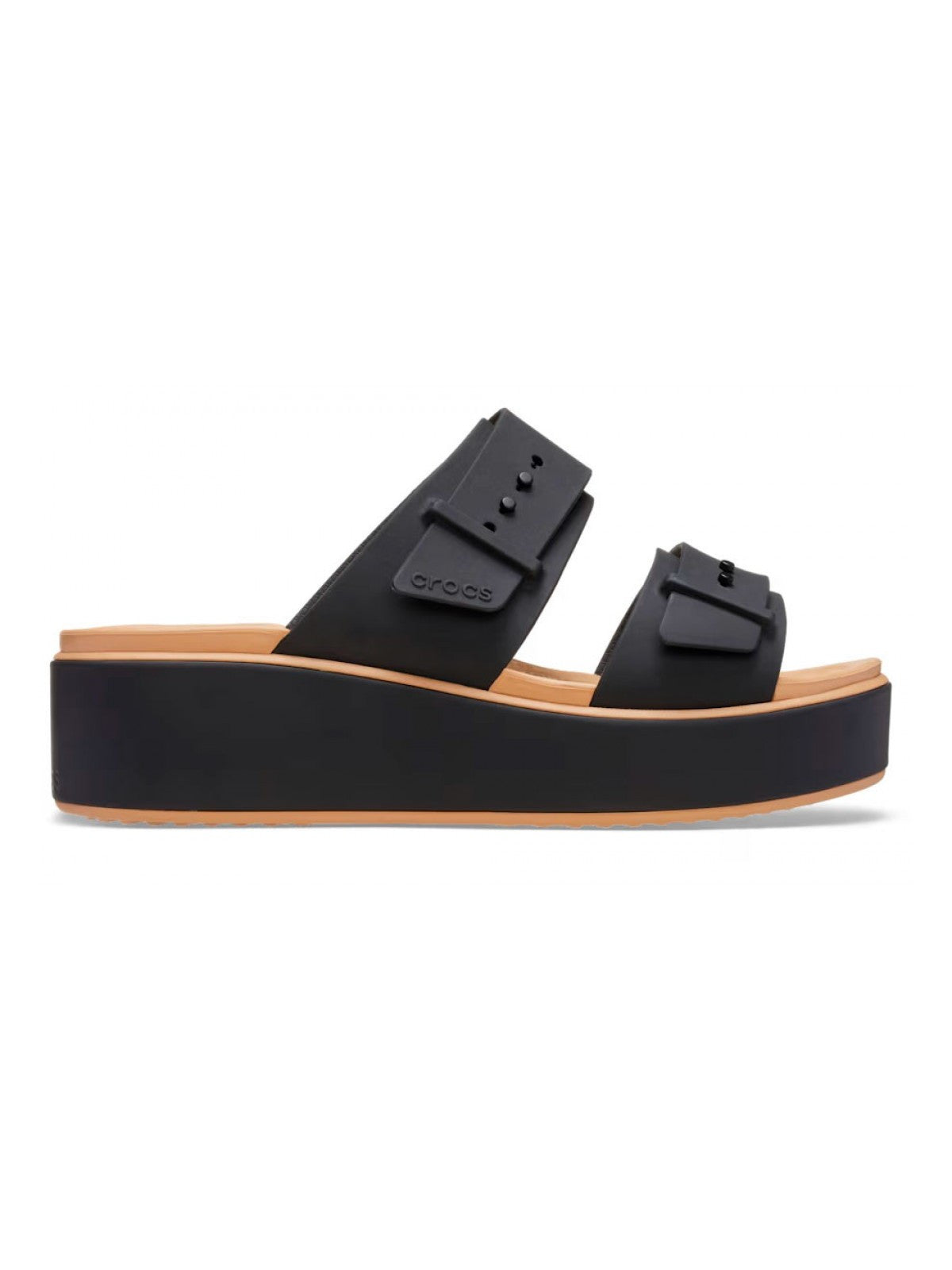 Crocs Sandalo Donna Brooklyn Bckle Matte Wrap LowW - CR.212408 BLCS gioboutiqueweb