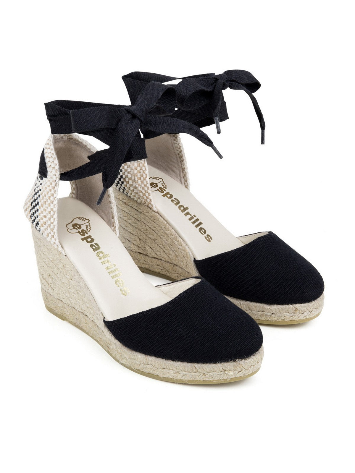 ESPADRILLES Sandalo Donna COLIN LONA Nero - 11558531