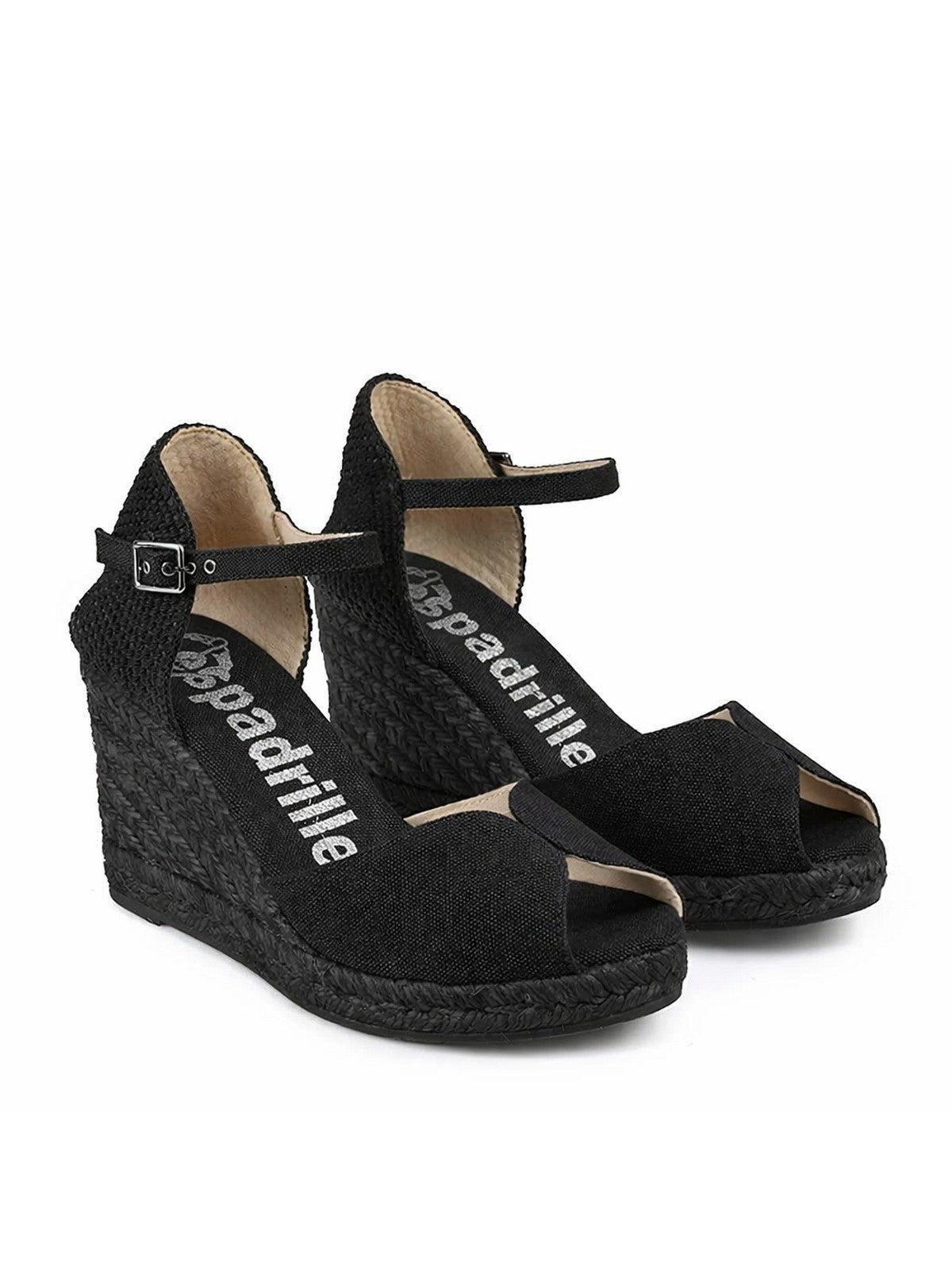 ESPADRILLES Sandalo Donna CAO MELANGE NEGRO - 11559184