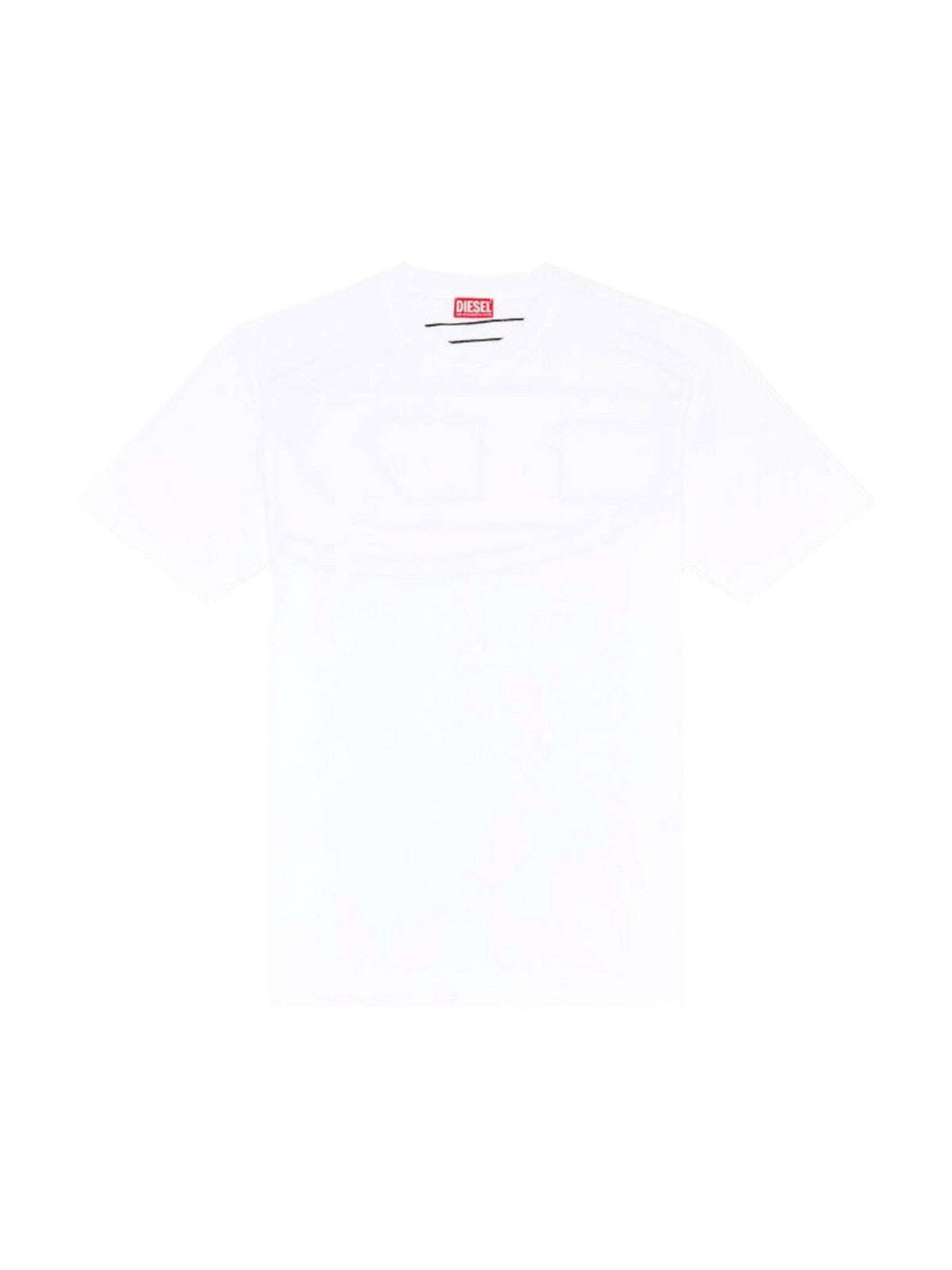 DIESEL T-shirt Uomo T-BOGGY-MEGOVAL-D MAGLIETTA A11302 0HGAM 100 Bianco