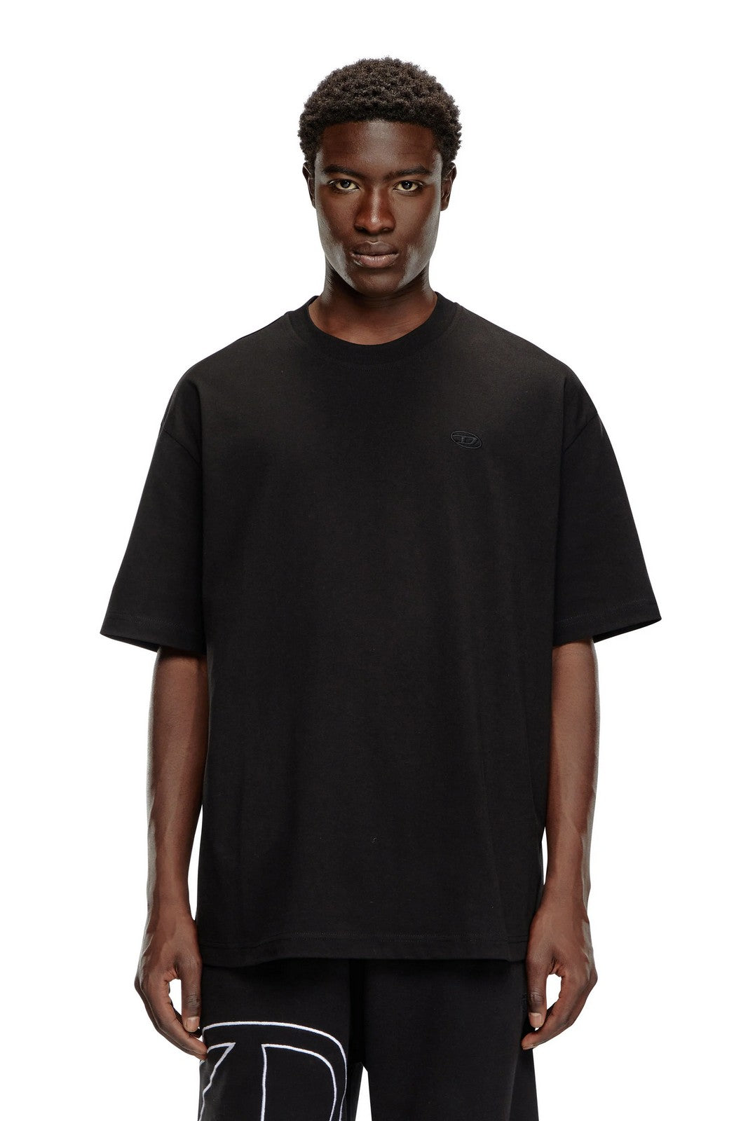 DIESEL T-shirt Uomo T-BOGGY-MEGOVAL-D MAGLIETTA A11302 0HGAM 9XX 004 - DEEP/BLACK