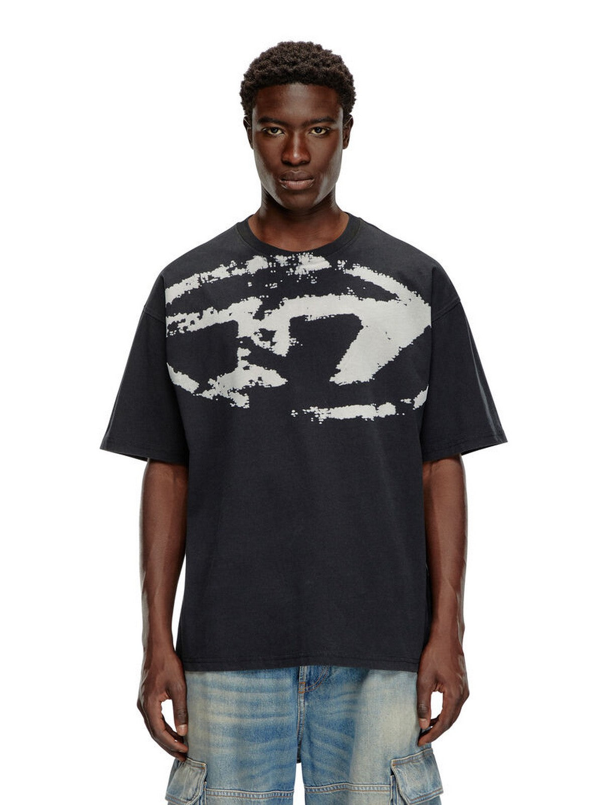 DIESEL T-shirt Uomo T-BOXT-N14 MAGLIETTA Nero - A13049 0DQAU 9XX