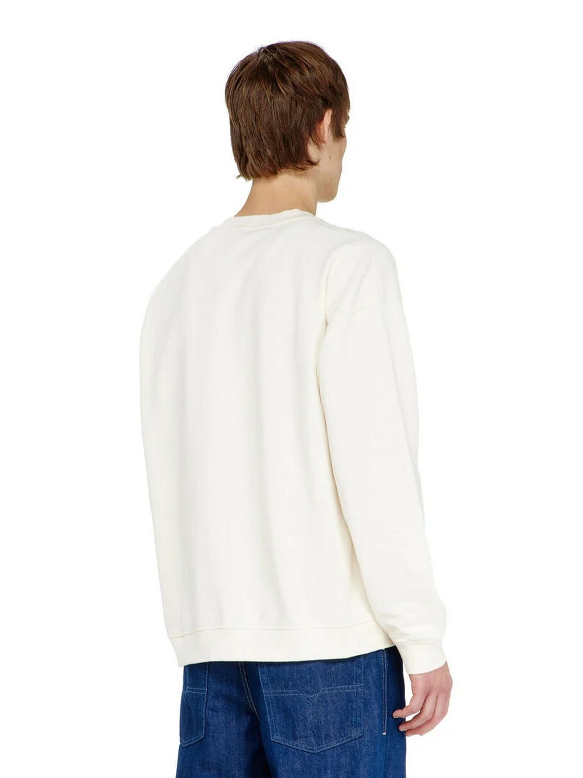 DIESEL Felpa Uomo S-BOXT-N5 FELPA Bianco - A13051 0DMBU 141A