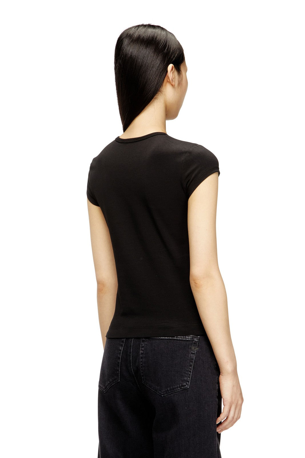 DIESEL T-shirt Donna T-ANGIE-OD MAGLIETTA A19912 0AFAA 9XX 004 - DEEP/BLACK