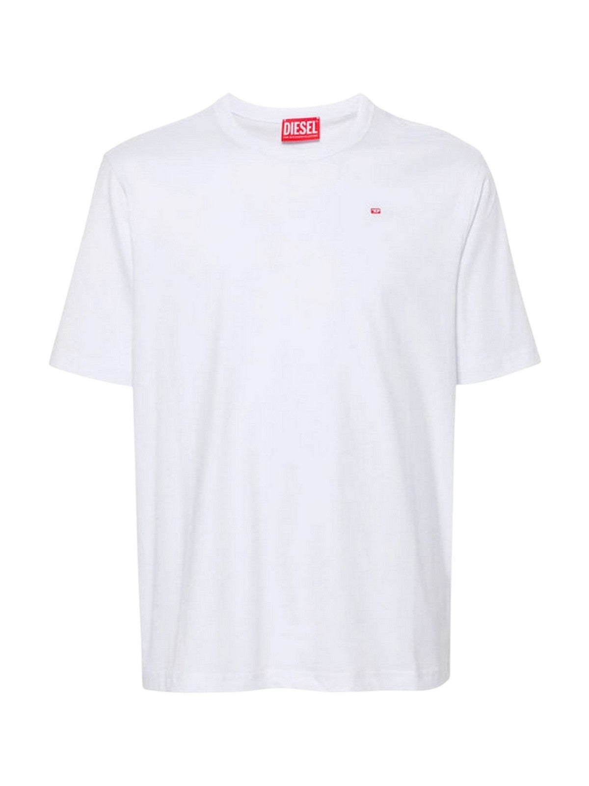 DIESEL T-shirt Uomo T-NORM-MICRODIV MAGLIETTA A20198 0NIAX 100 100 - WHITE