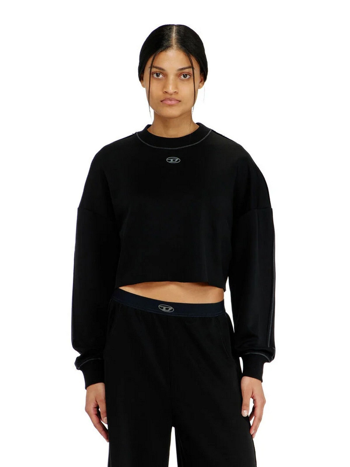 DIESEL Felpa Donna BLAKE-UTLT FELPA HOMEWEAR Nero - A22307 0TJBU 9XX