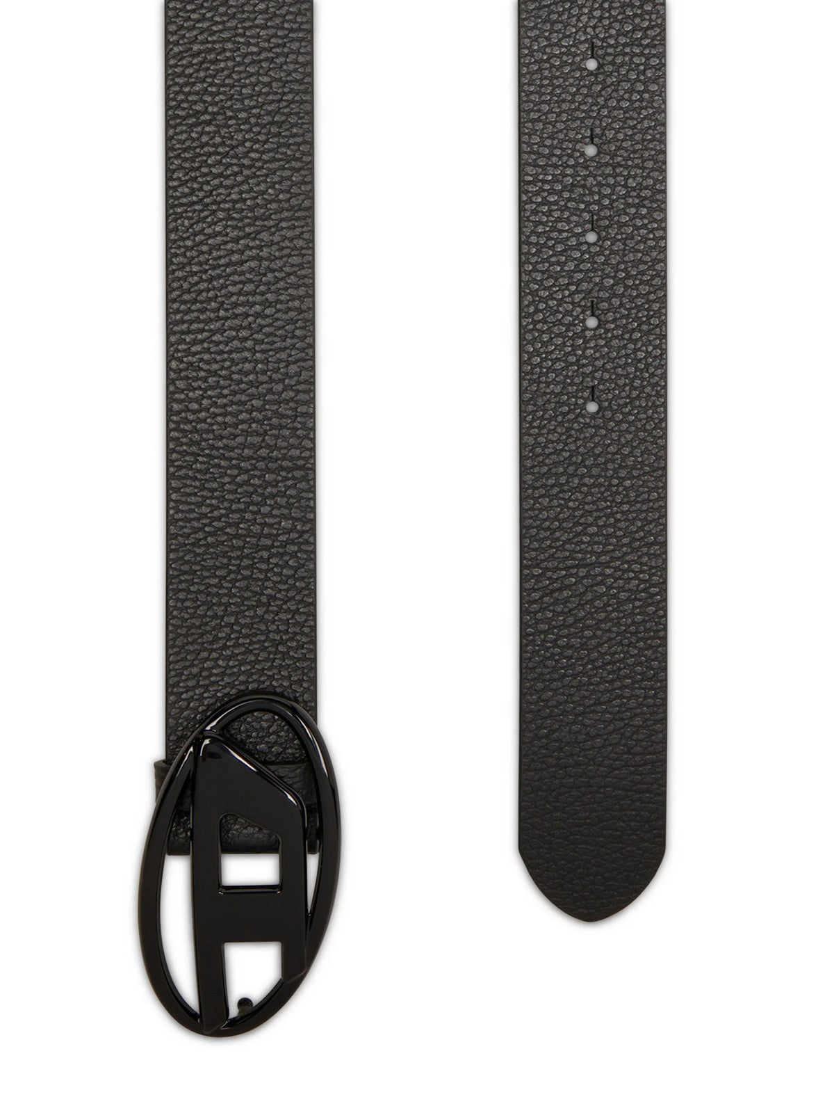 DIESEL Cintura Uomo OVAL D LOGO B-1DR BELT X08516 P4231 T8013 001 - BLACK