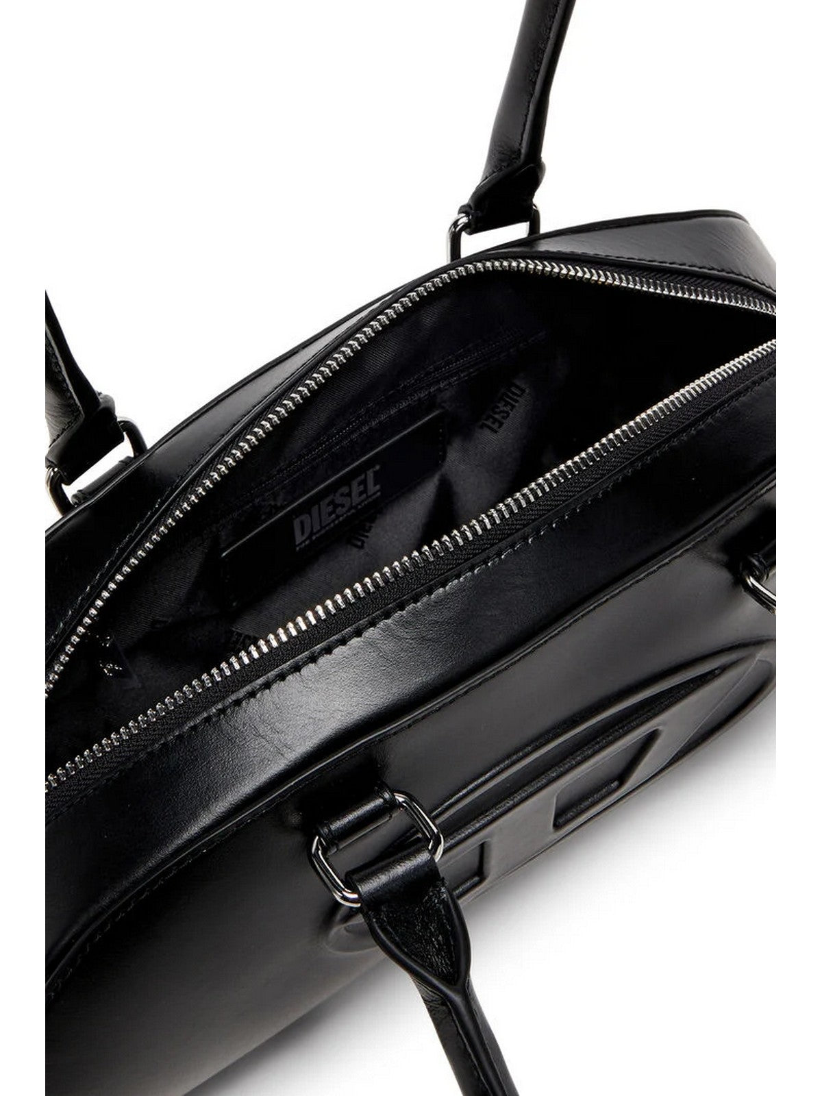 DIESEL Borsa Donna 1DR 2.0 1DR DOME SHOULDER EW SHOULDER BAG Nero - X10641 P8279 T8013 gioboutiqueweb