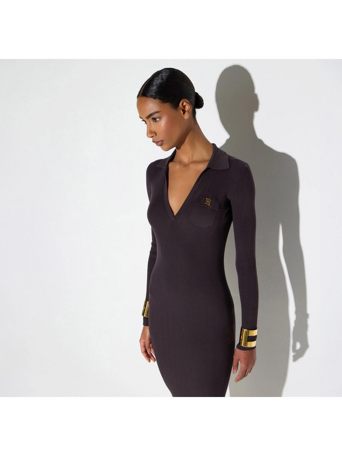 ELISABETTA FRANCHI Abito Donna DARK CHOCOLATE - AM08B66E2 EV9
