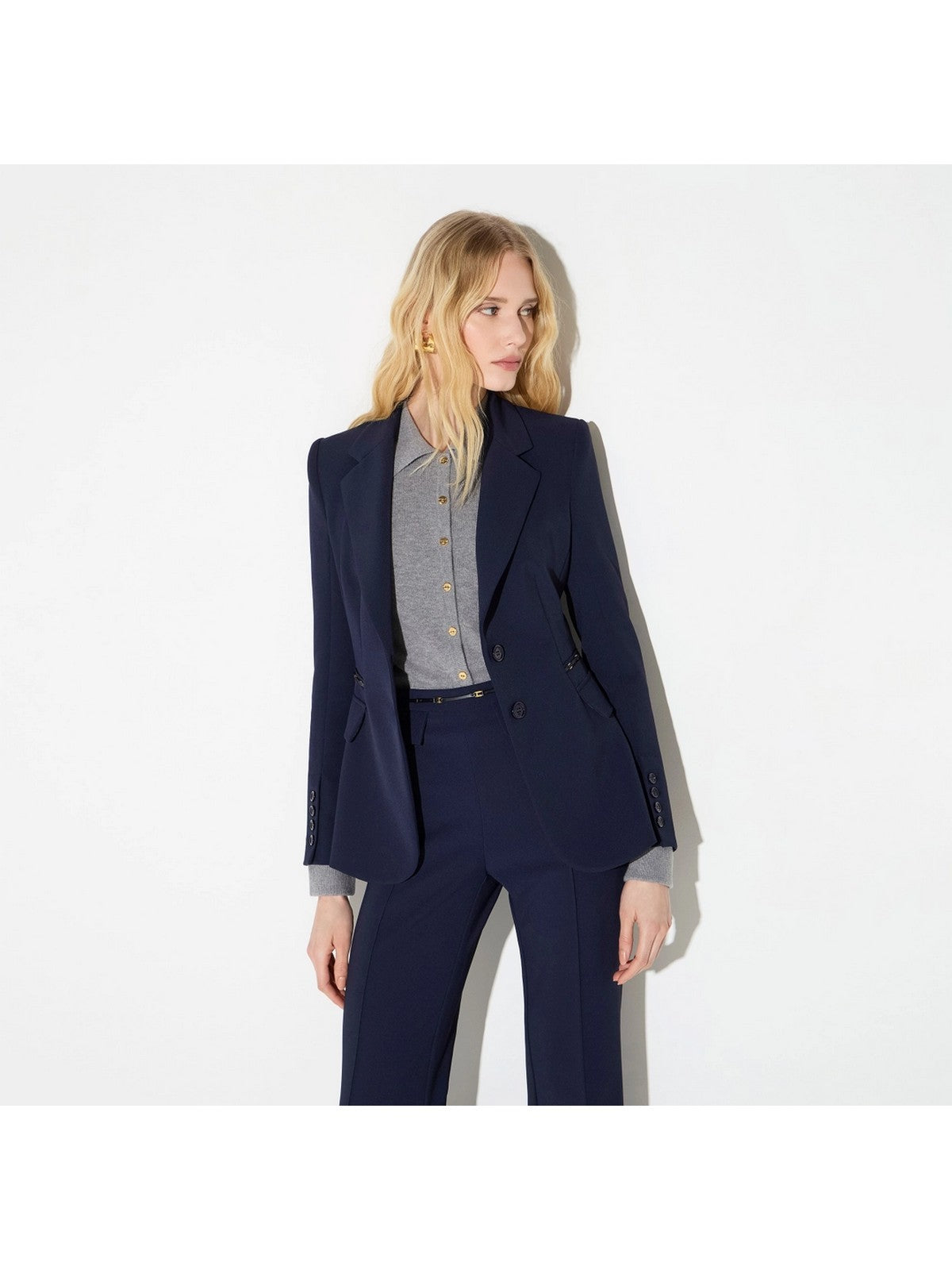 ELISABETTA FRANCHI Giacca Donna BLU NOTTE- GI27466E2 H88