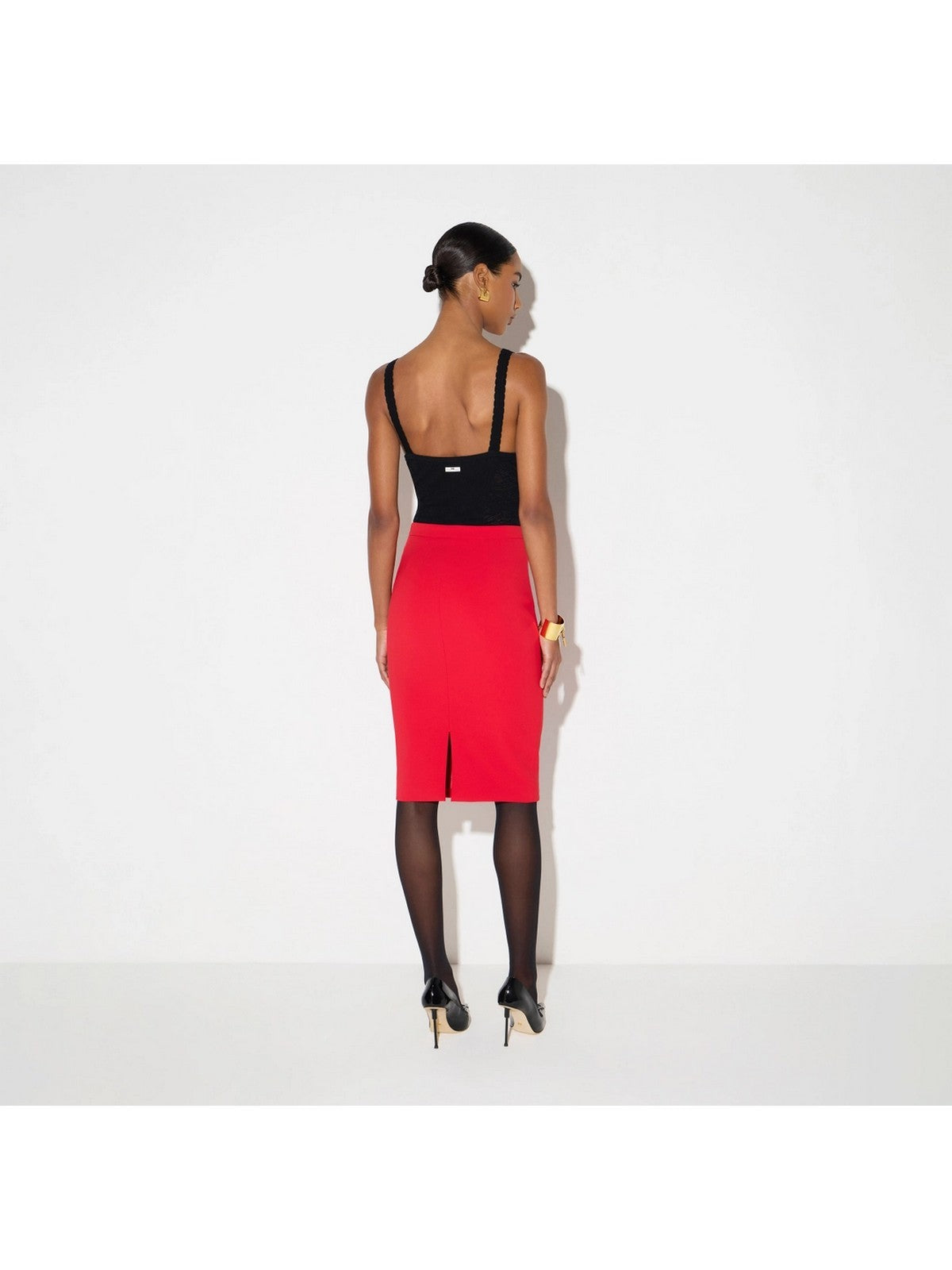 ELISABETTA FRANCHI Gonna Donna RED PASSION- GO22366E2 CG5