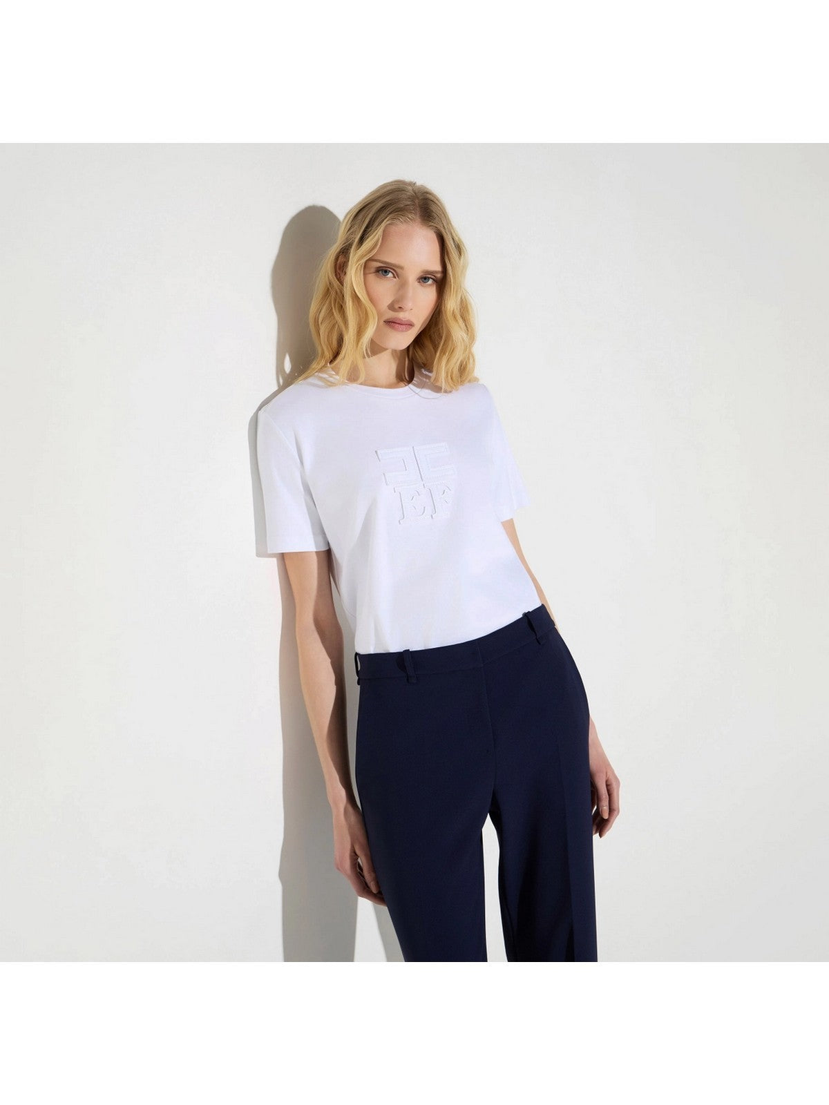 ELISABETTA FRANCHI T-shirt Donna GESSO- MA75P66E2 270