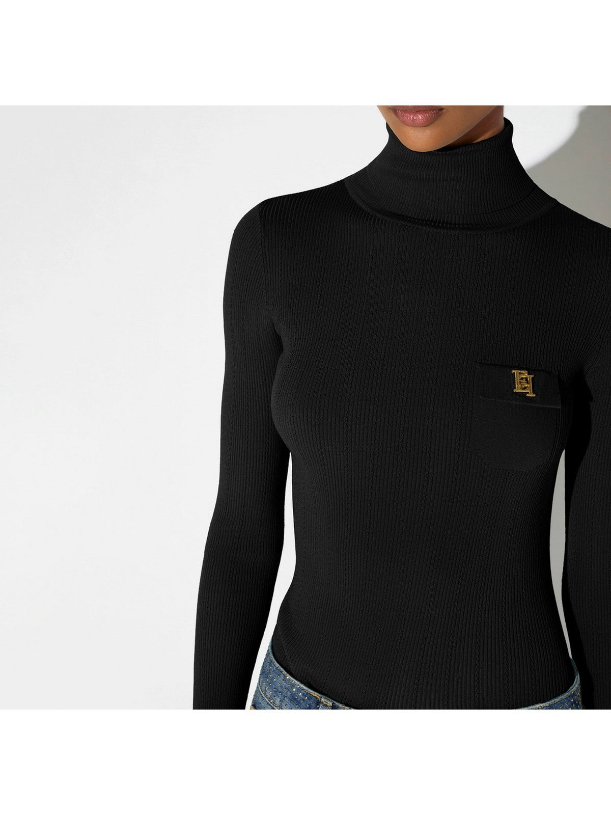 ELISABETTA FRANCHI Maglione Donna NERO - MK05B66E2 110