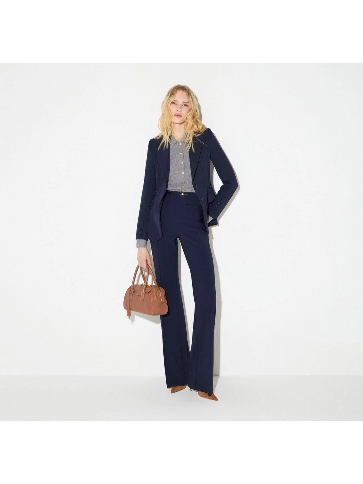 ELISABETTA FRANCHI Pantalone Donna BLU NOTTE - PA19666E2 H88