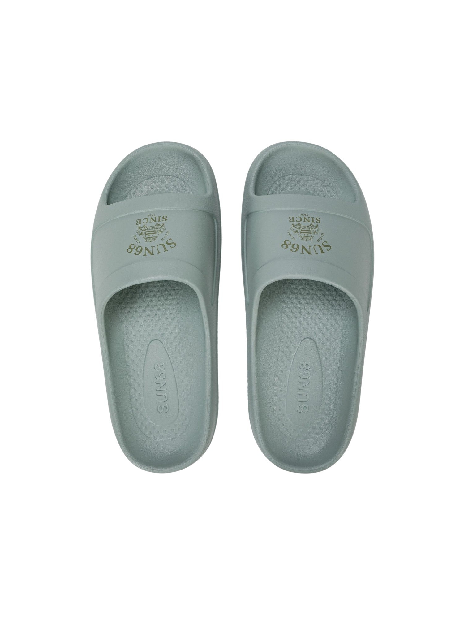 Sun68 Ciabatte Uomo Slippers Monoblock Print Class Verde Salvia/Militare - X3611 gioboutiqueweb