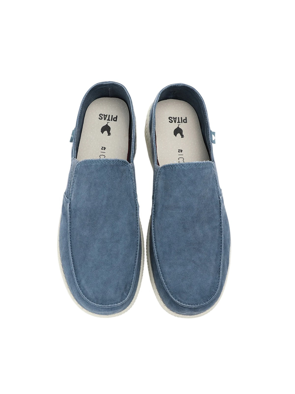 Pitas Scarpa Slip On Washed Azul W10-SOW 25-AZUL