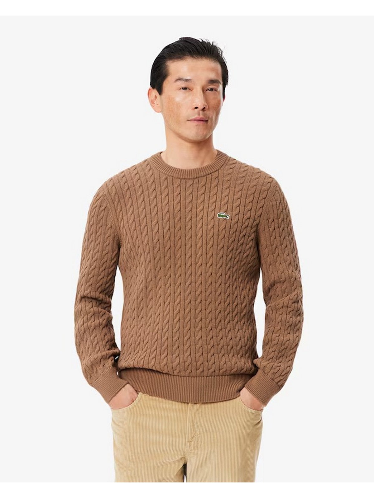 LACOSTE Maglione Uomo Cammello - AH7627 UQW