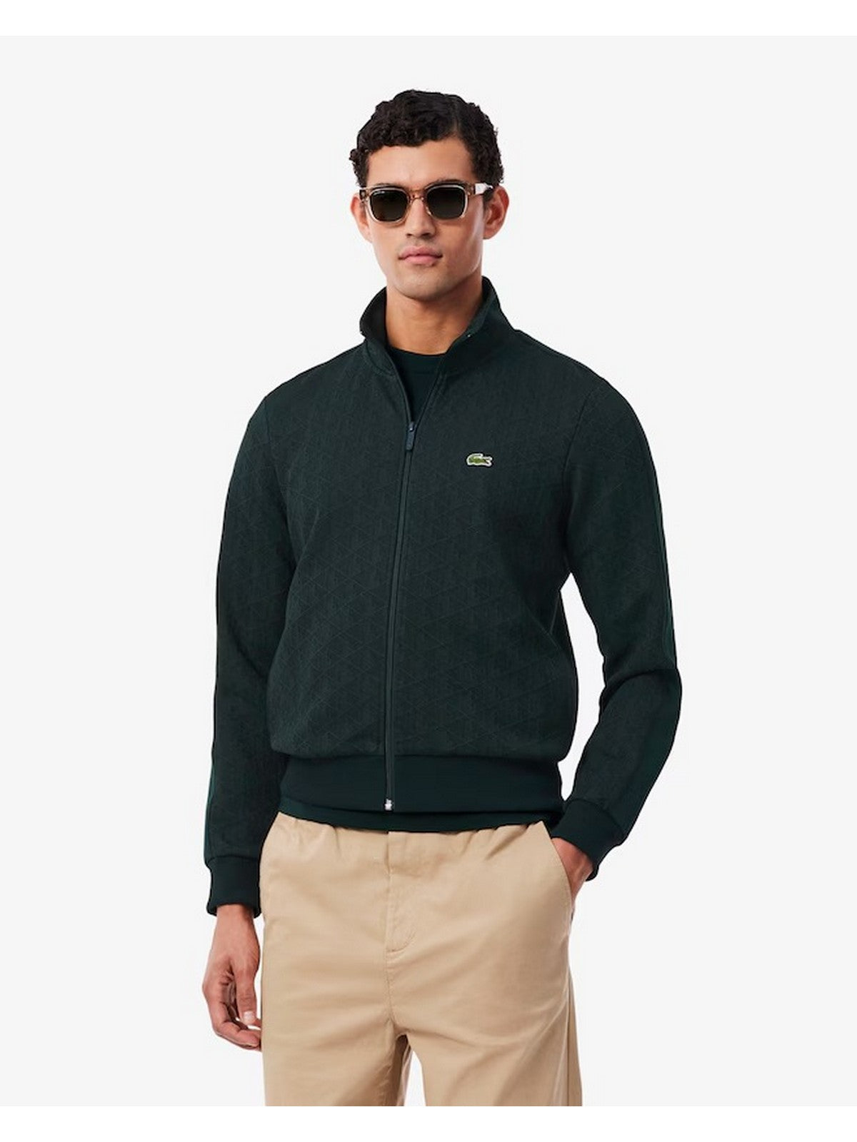 LACOSTE Felpa Uomo Verde - SH1368 SPU