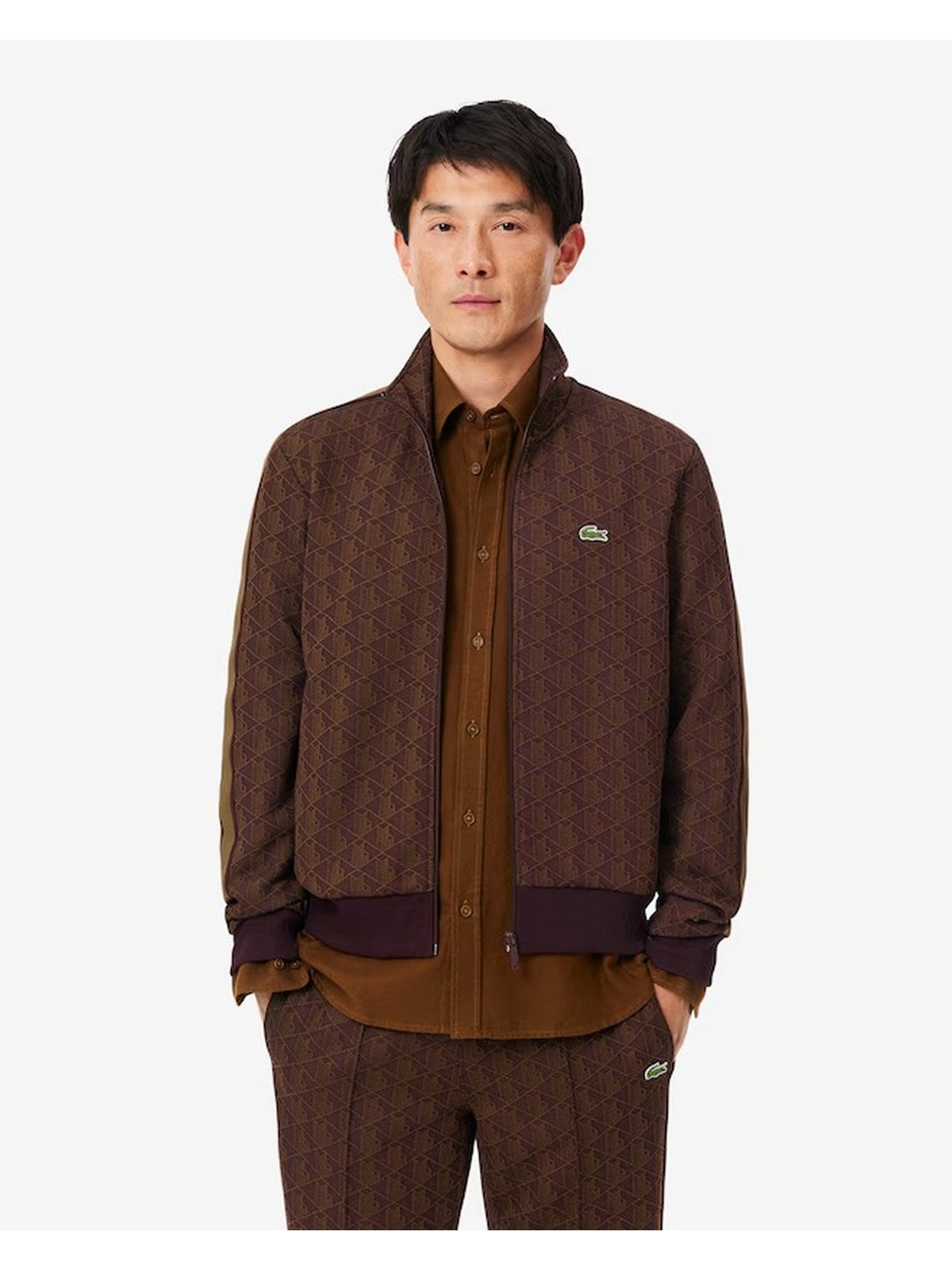 LACOSTE Felpa Uomo Marrone - SH1368 WD9 gioboutiqueweb
