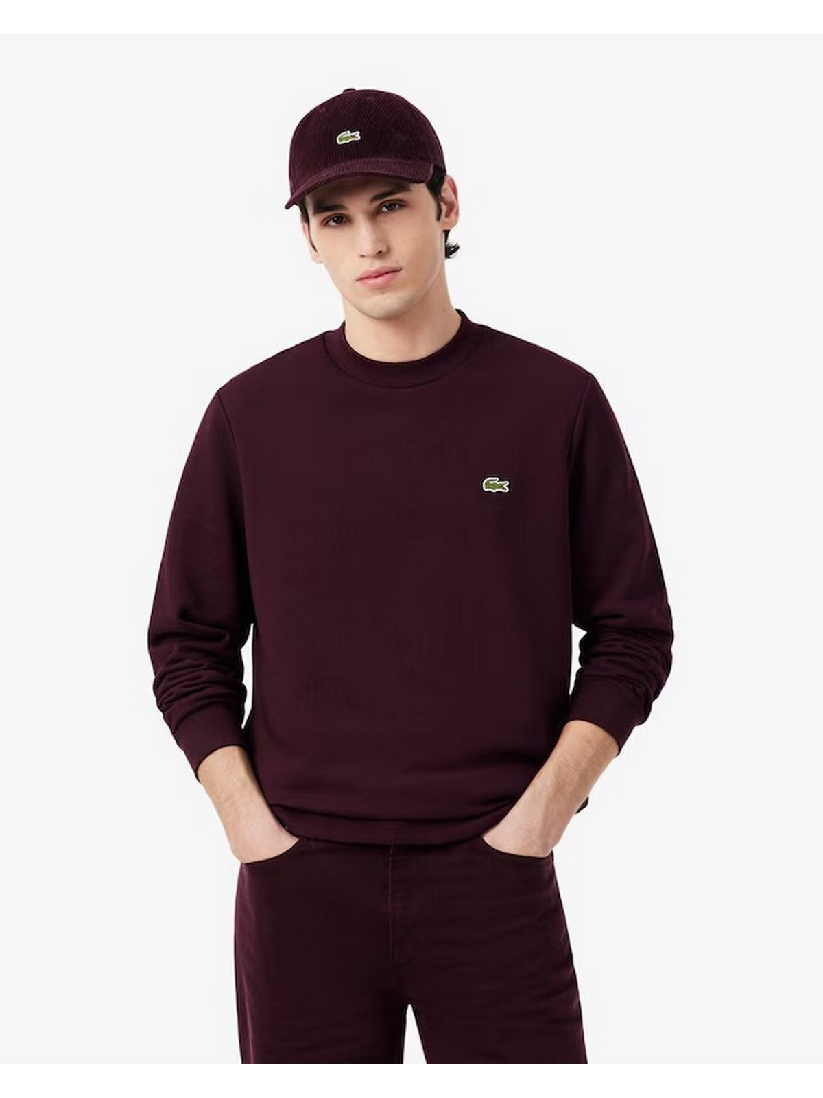 LACOSTE Felpa Uomo Marrone - SH9801 3KE
