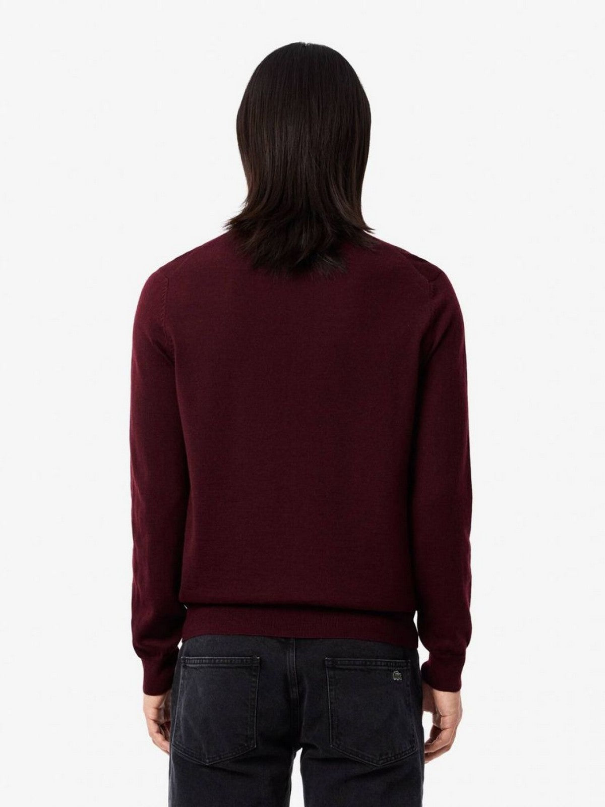LACOSTE Maglione Uomo AH3225 BZD BODEAUX gioboutiqueweb
