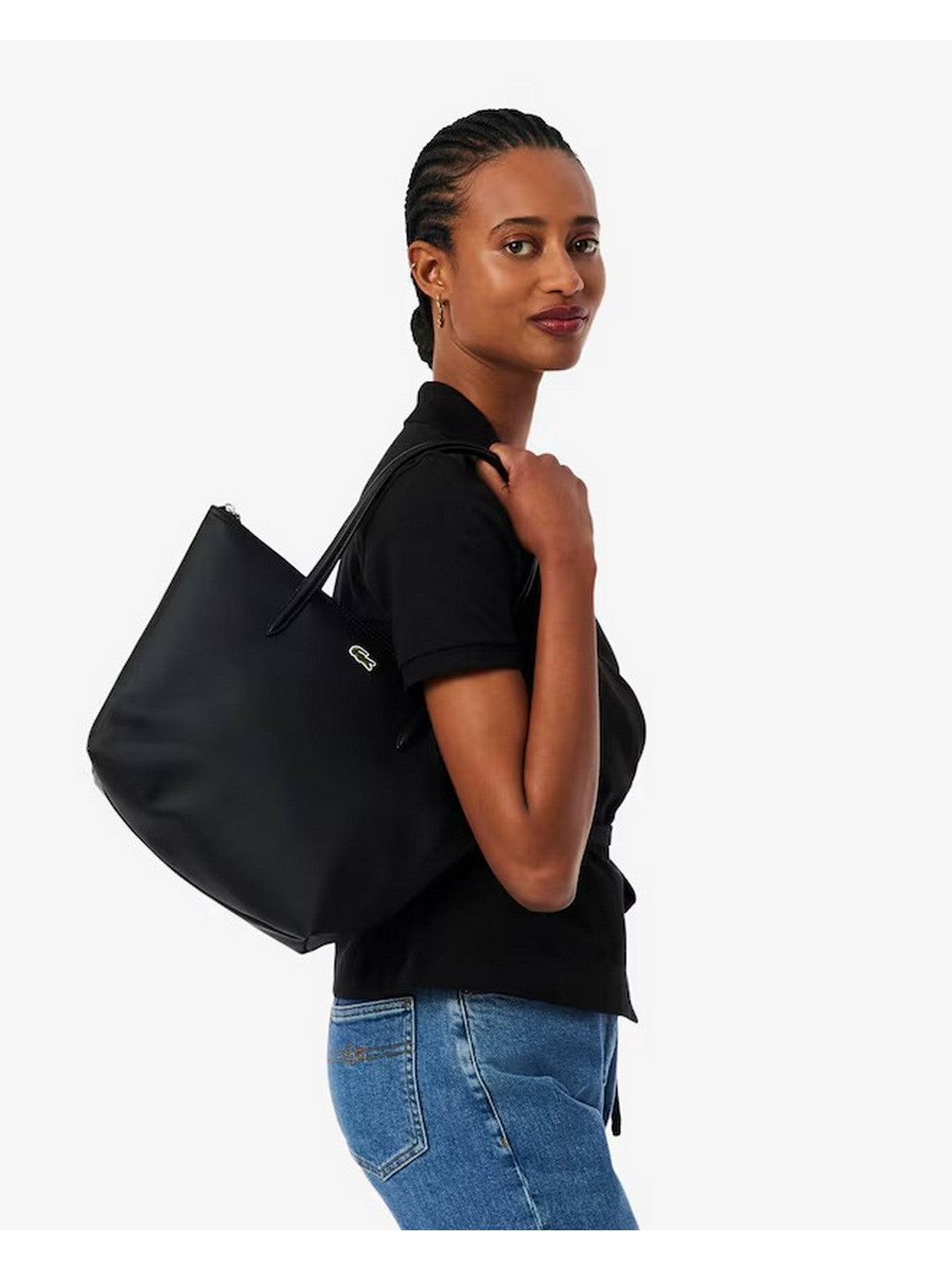 LACOSTE Borsa Donna NF2037 000 Nero gioboutiqueweb