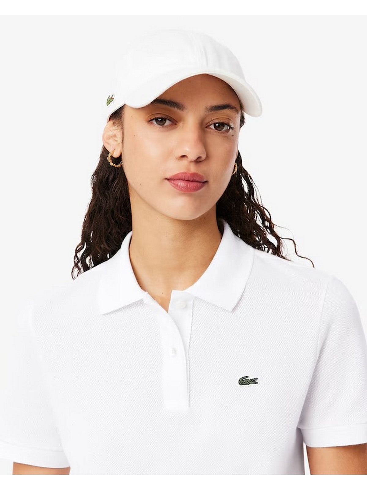 LACOSTE Polo Donna PF7839 001 Bianco gioboutiqueweb