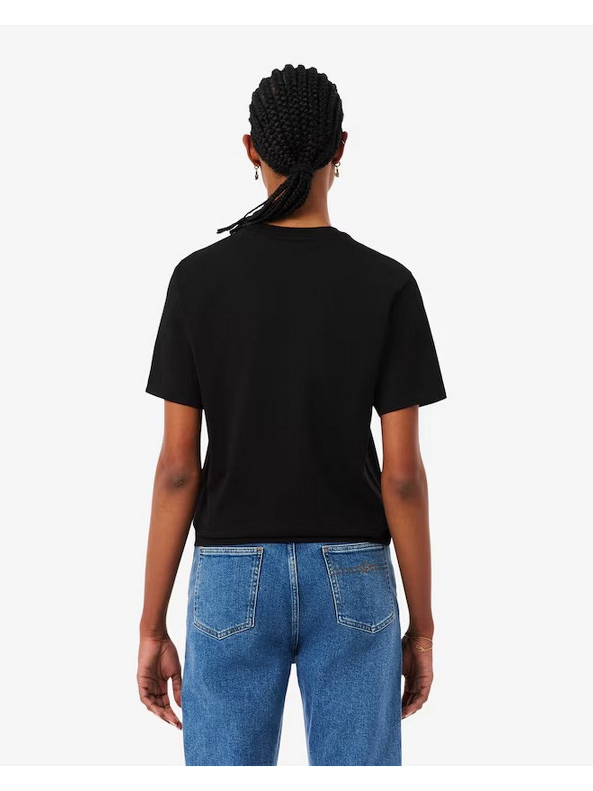 LACOSTE T-shirt Donna TF7215 031 Nero gioboutiqueweb