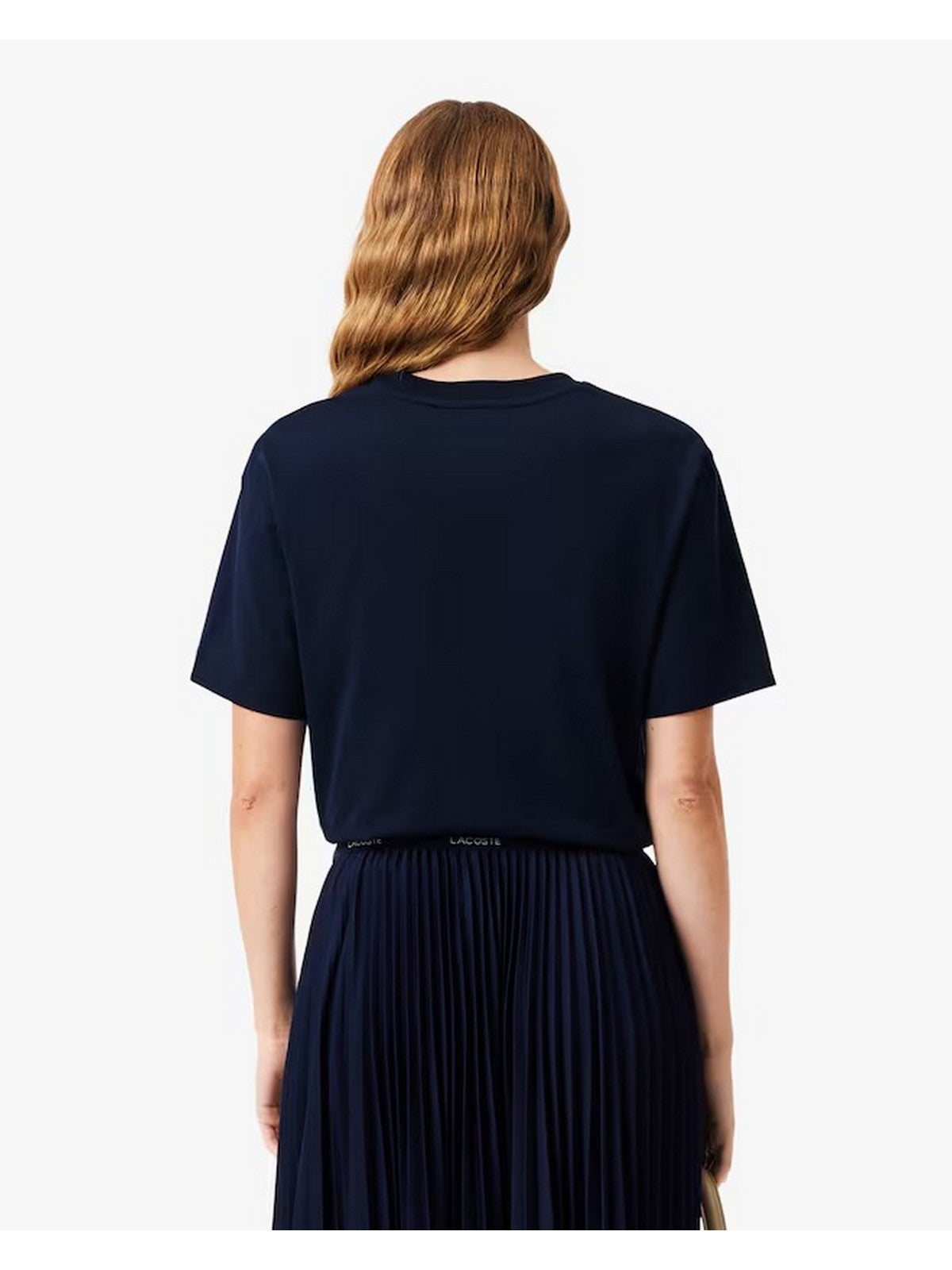 LACOSTE T-shirt Donna TF7215 166 Blu gioboutiqueweb