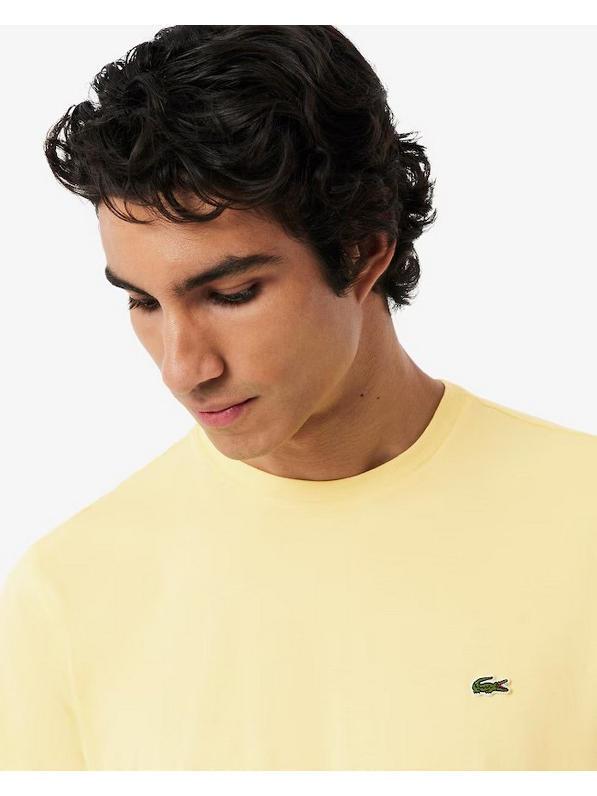 LACOSTE T-shirt Uomo TH6709 107 Giallo gioboutiqueweb