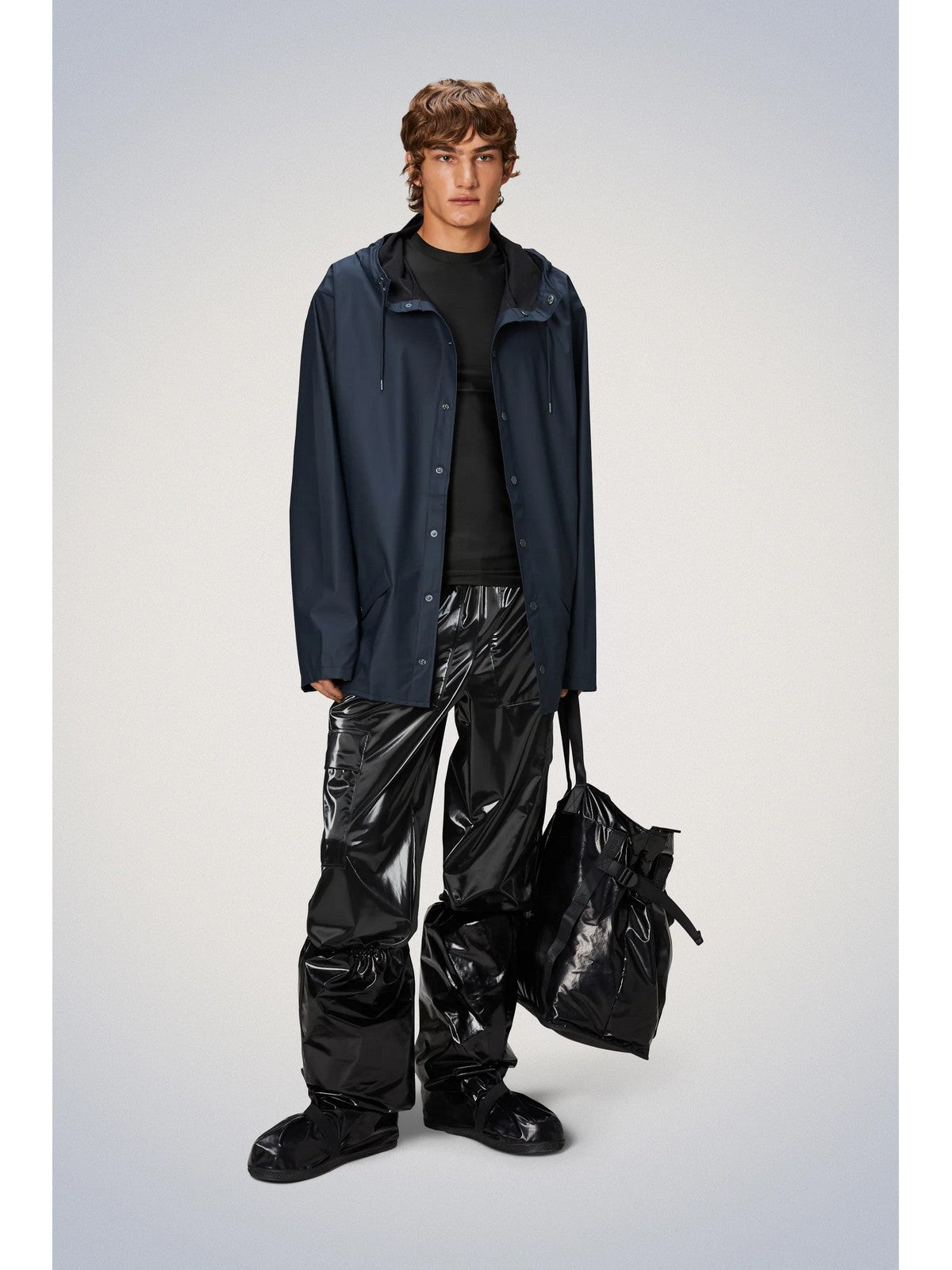 RAINS Giubbino Unisex adulto Jacket W3 12010 47 Navy Blu