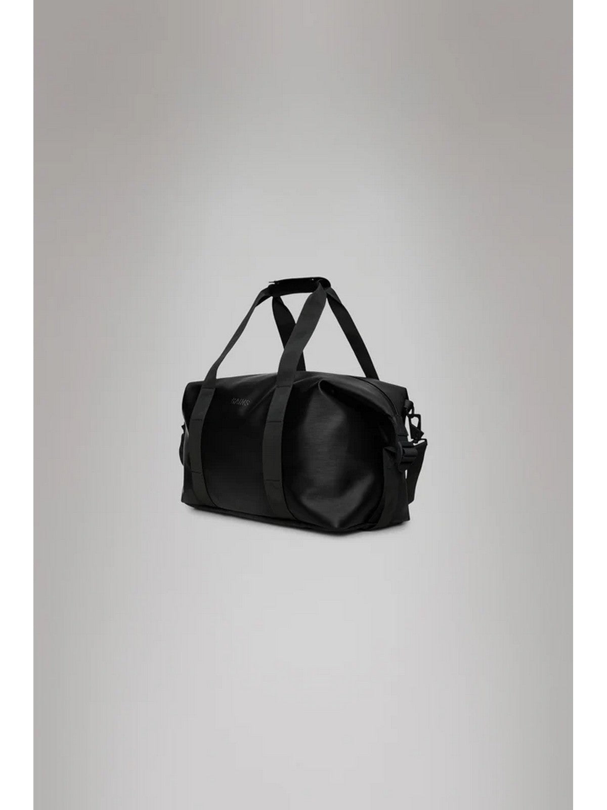 RAINS Borsone Unisex adulto Hilo Weekend Bag Small W3 14220 84 Black Grain Nero
