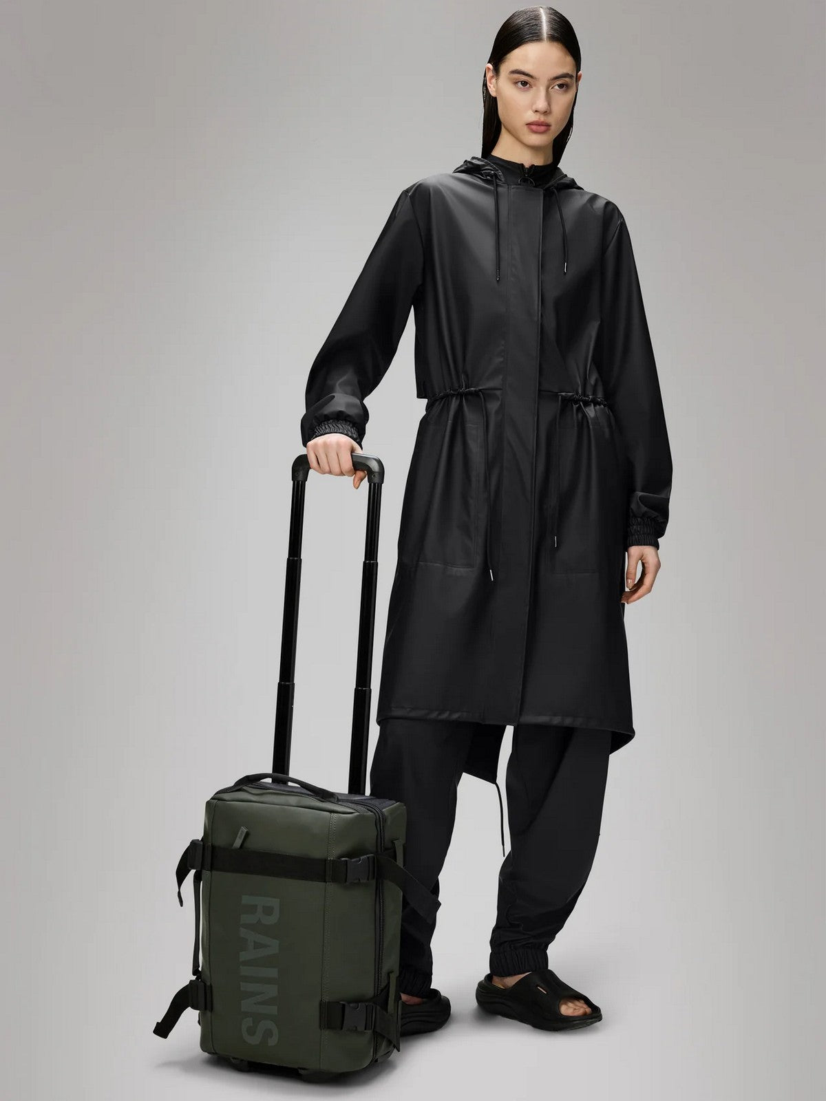 RAINS Valigie e Trolley Unisex adulto Texel Cabin Bag Mini W3 14790 03 Green Verde