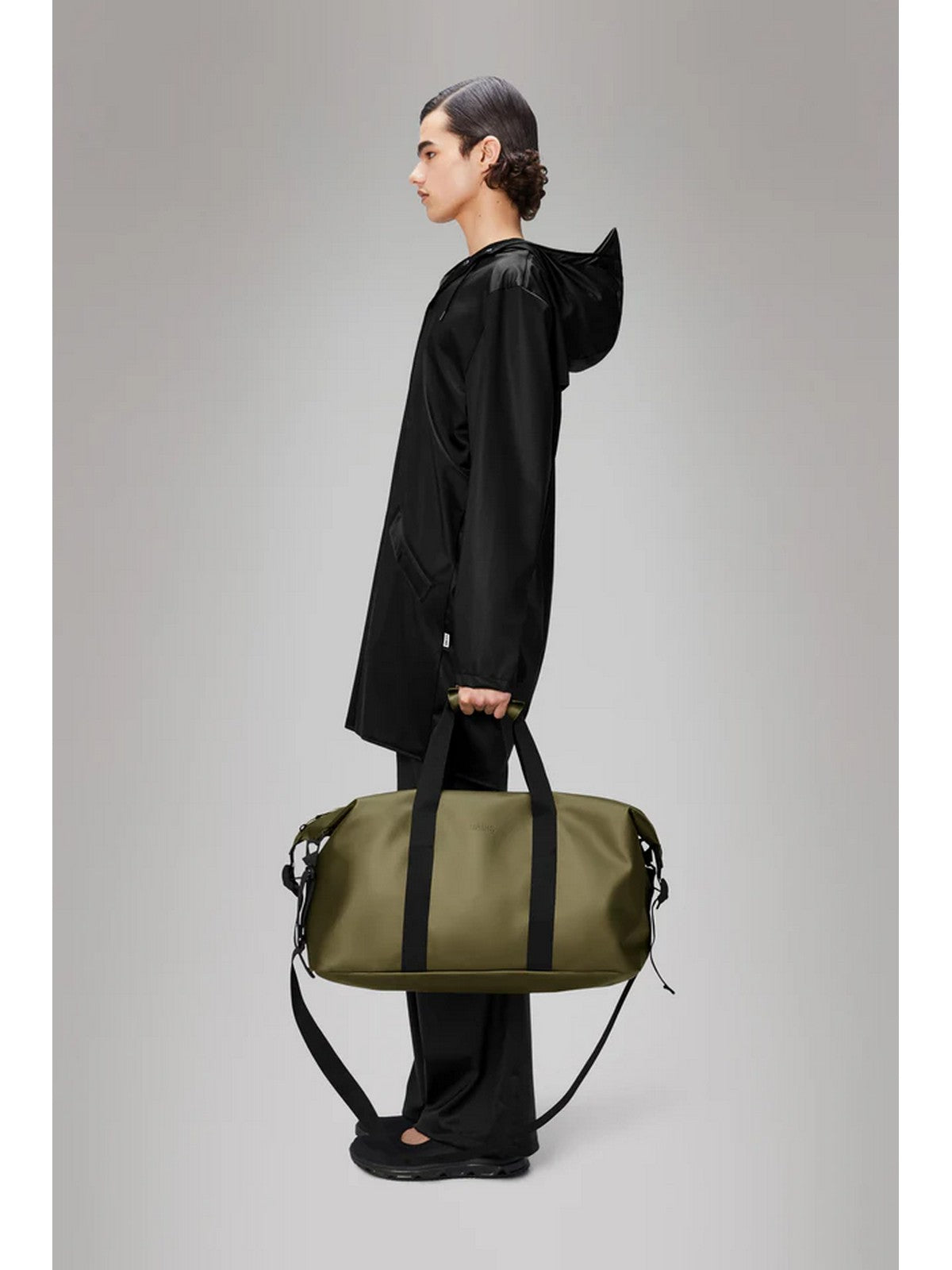 RAINS Borsone Unisex adulto Hilo Weekend Bag W3 14200 105 Revel Verde