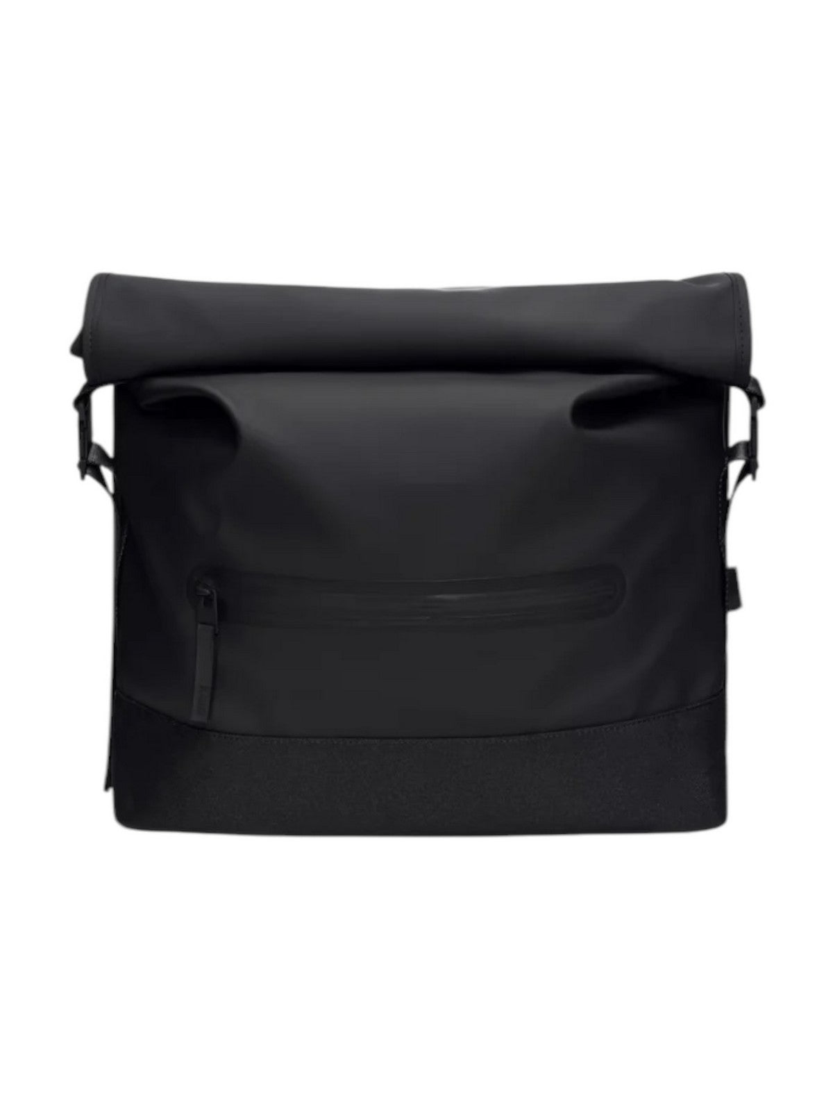 RAINS Borsa Unisex adulto Trail Rolltop Messenger Bag 14490 01 Black Nero