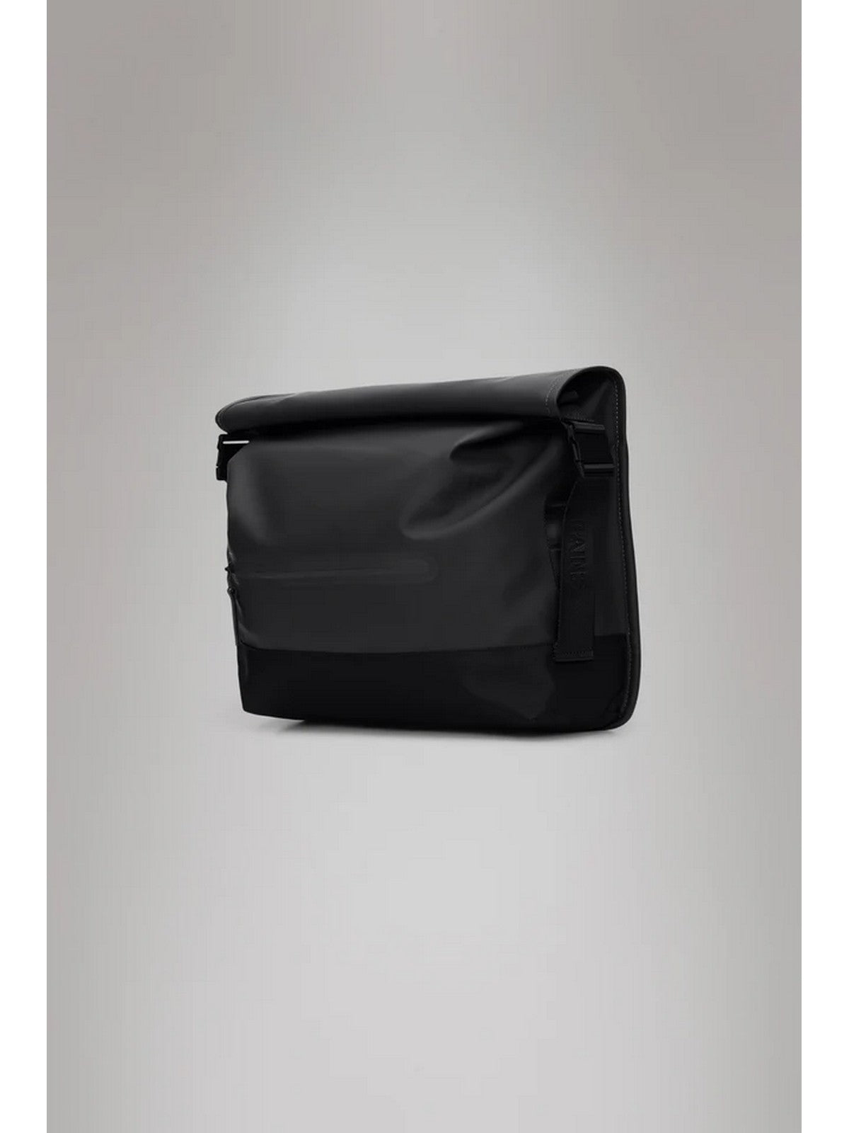 RAINS Borsa Unisex adulto Trail Rolltop Messenger Bag 14490 01 Black Nero