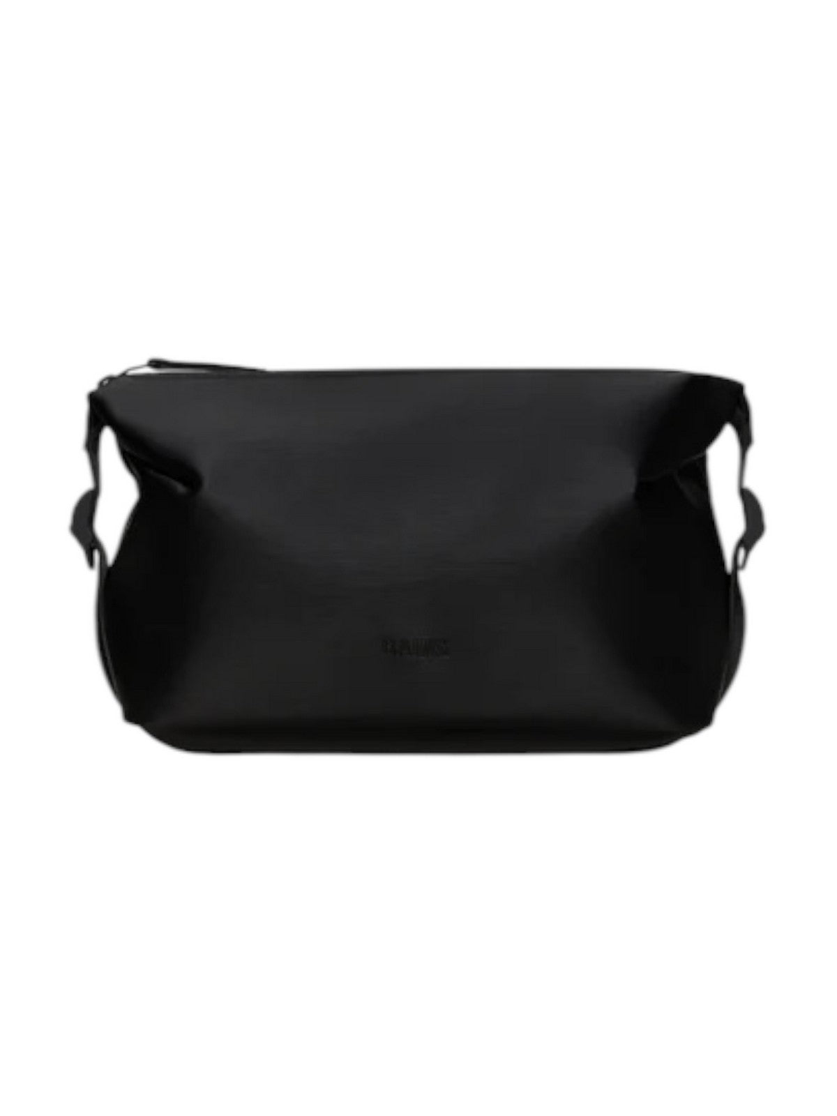 RAINS Pochette Unisex adulto Hilo Wash Bag W3 15630 84 Black Grain Nero