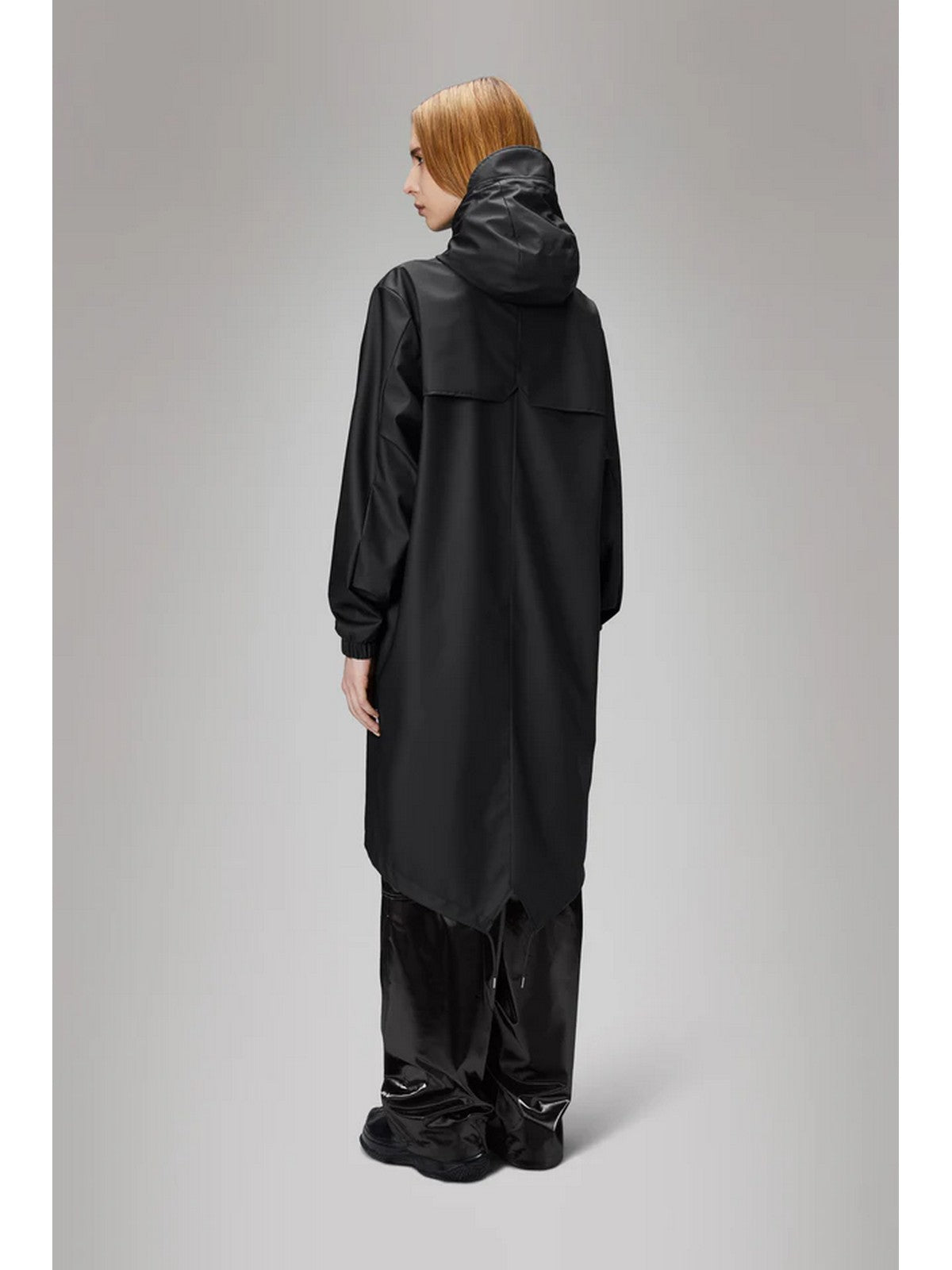 RAINS Giubbino Unisex adulto Fishtail Parka 18140 BLA BLACK