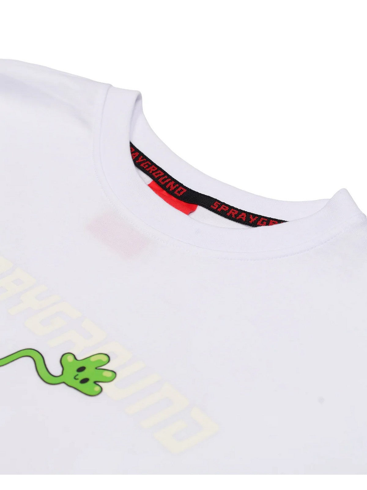 SPRAYGROUND T-shirt Uomo WTF SKULL VOER T-SHIRT SP861WHT WHITE