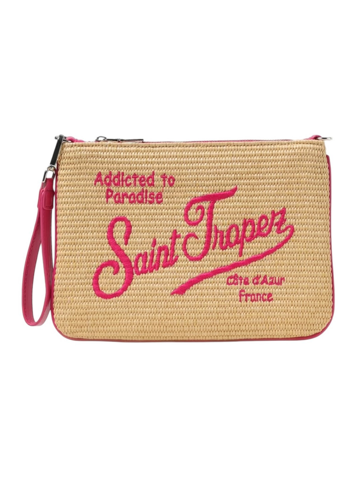 MC2 Saint Barth Pochette Donna Parisien Straw 00793f Beige